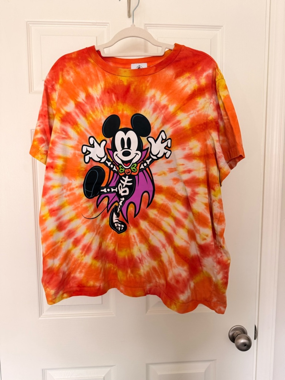 Disney Mickey Mouse Orange & Yellow Tie-Dye Tee